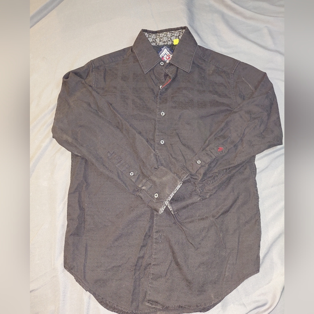 Robert Graham Charcoal Button-Down Shirt